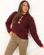 Pull Karma Bordeaux