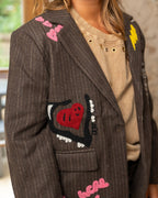 Veste Brook Choco en laine