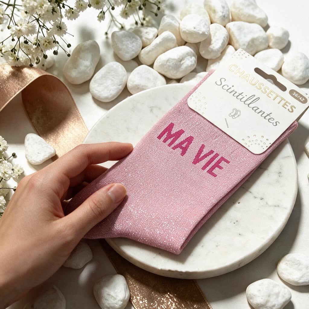 Chaussette Paillettes Ma Vie