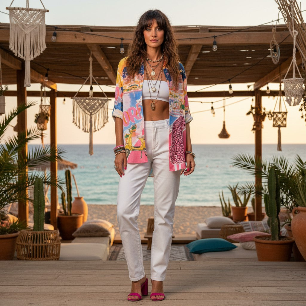 Chemise Oversize Capri Pop