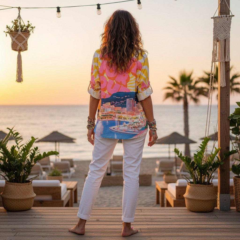 Chemise Oversize Capri Pop