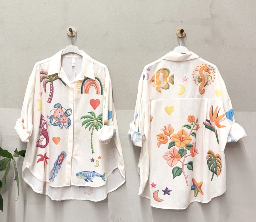 Chemise Paradiso Manches Longues