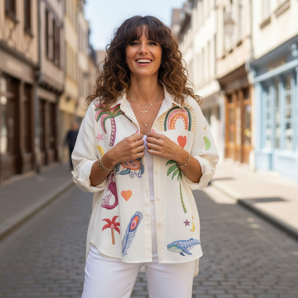 Chemise Paradiso Manches Longues