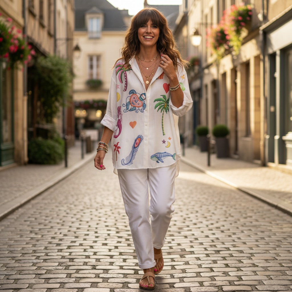 Chemise Paradiso Manches Longues