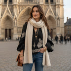 chemisier bohème chic, blouse brodée femme, chemisier noir doré, chemisier manches bouffantes, blouse bohème élégante, chemisier hipboh, blouse fluide automne, look bohème chic