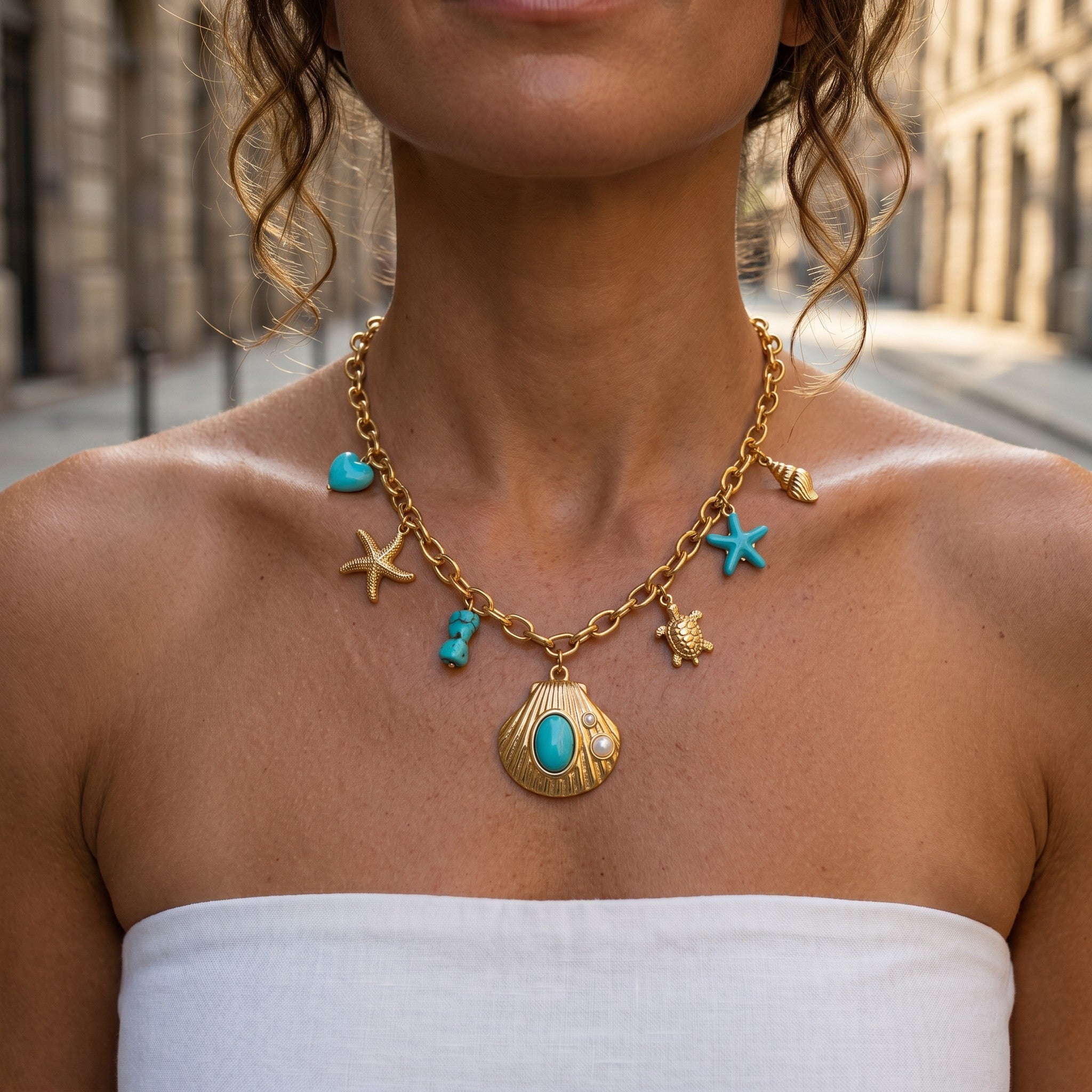 Collier Charms Azura