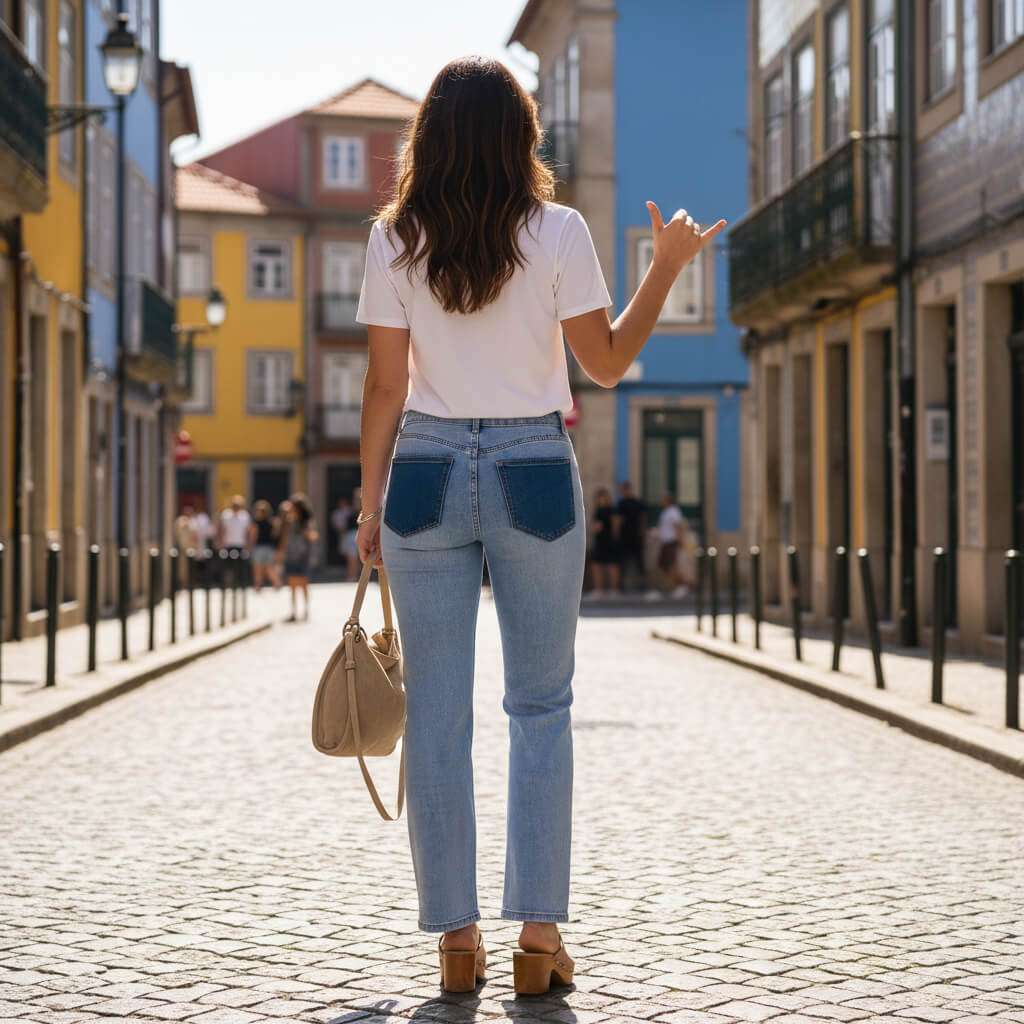 Jean Azura – Denim bleu clair