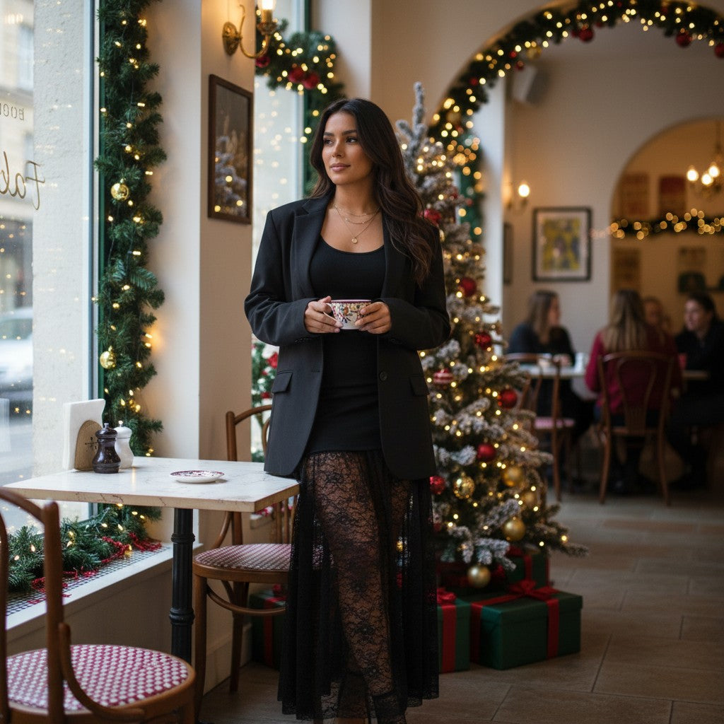 Jupe Longue Dentelle Esmée