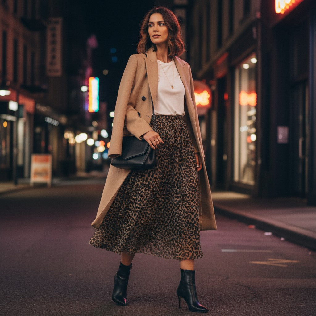 Jupe Longue Léopard Iloa