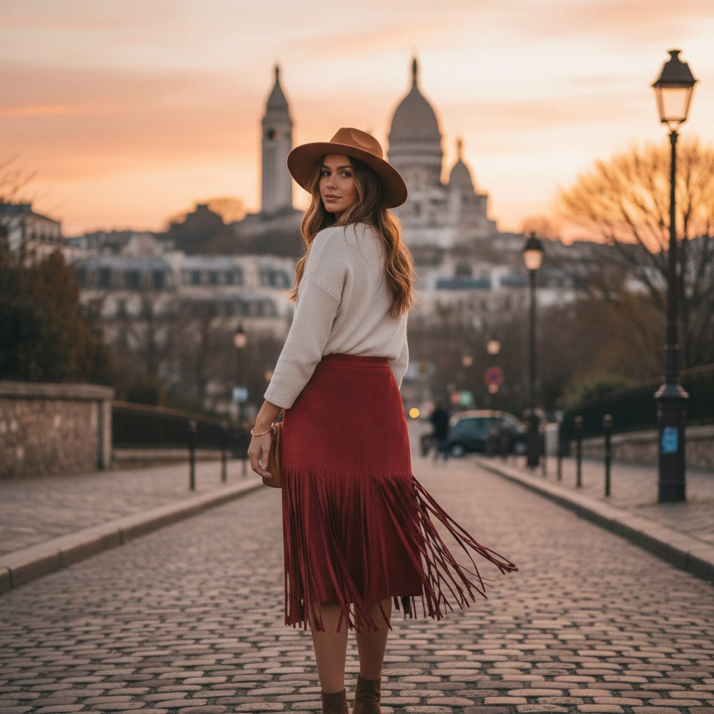 Jupes à franges Solana