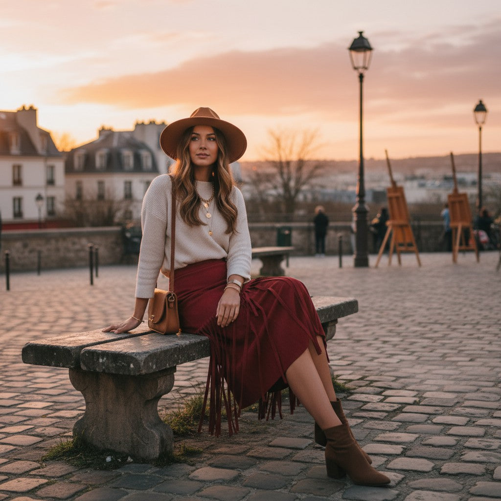 Jupes à franges Solana