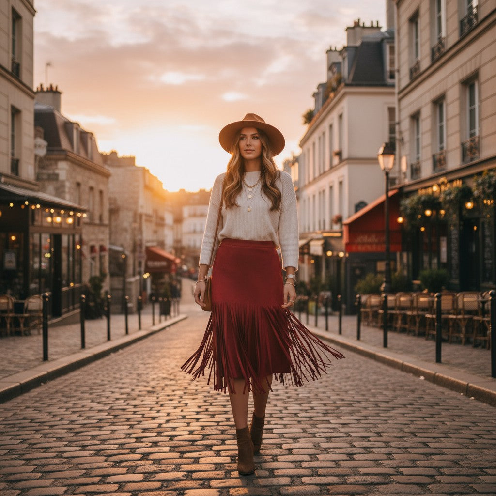 Jupes à franges Solana