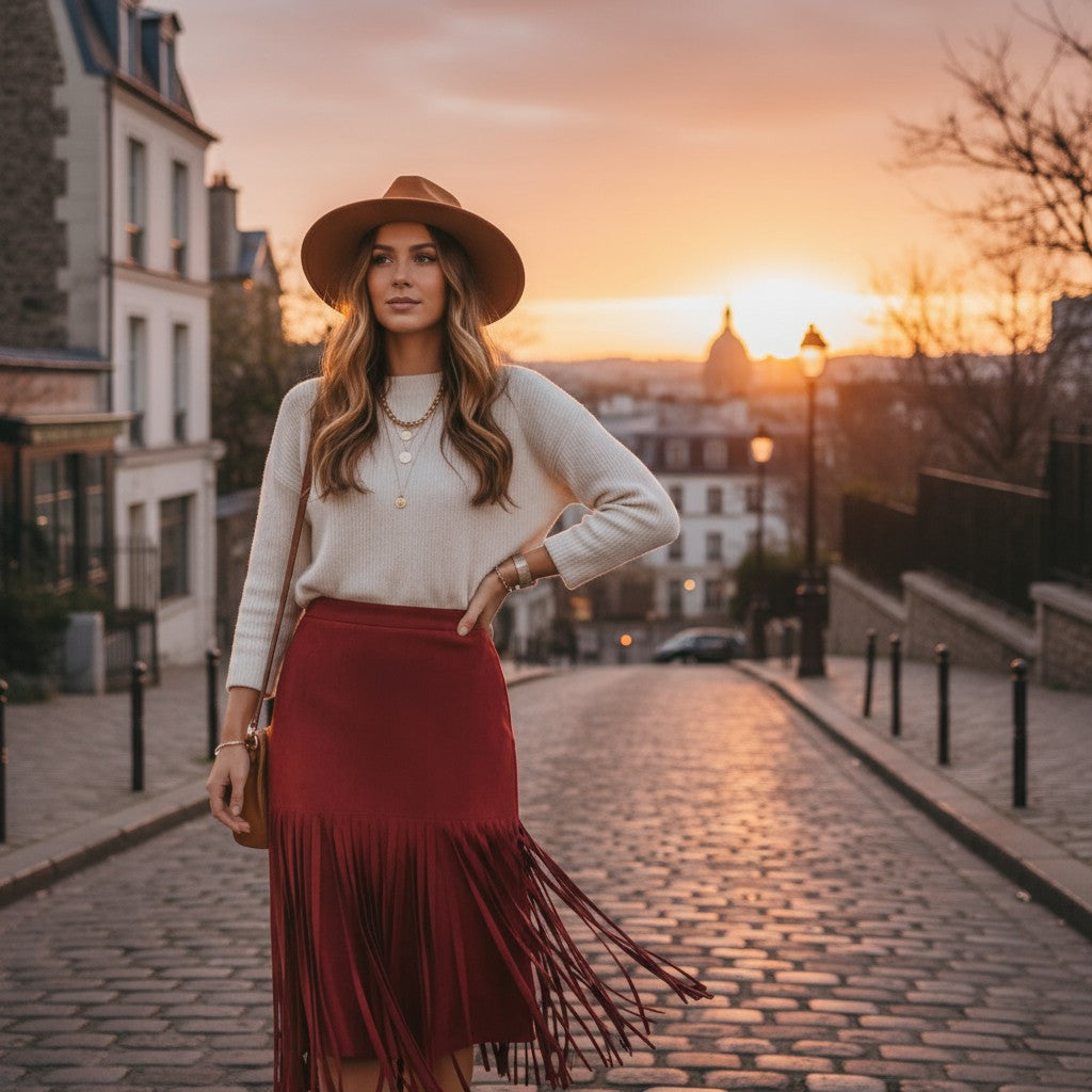 Jupes à franges Solana