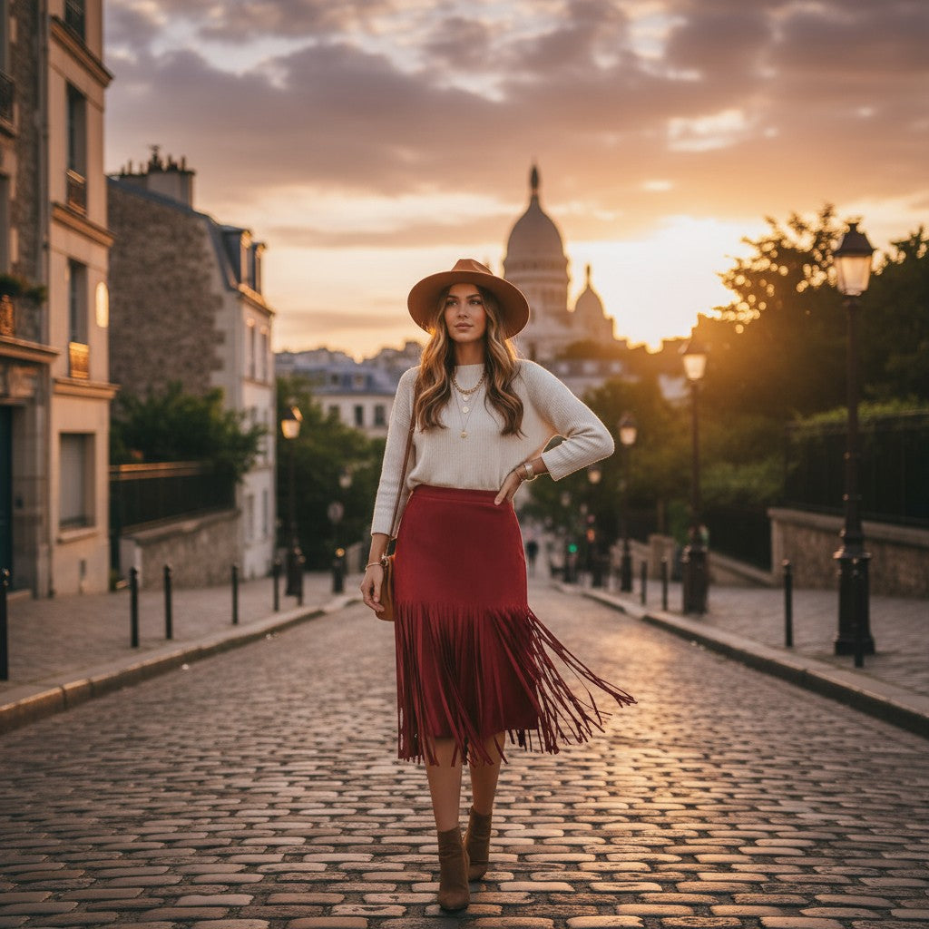 Jupes à franges Solana