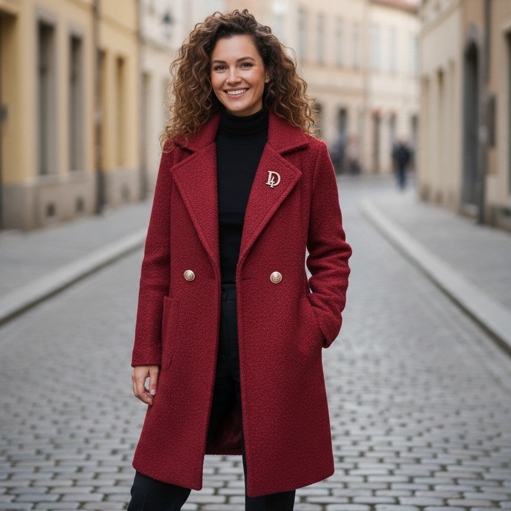 Manteau Bouclette Léonor Long
