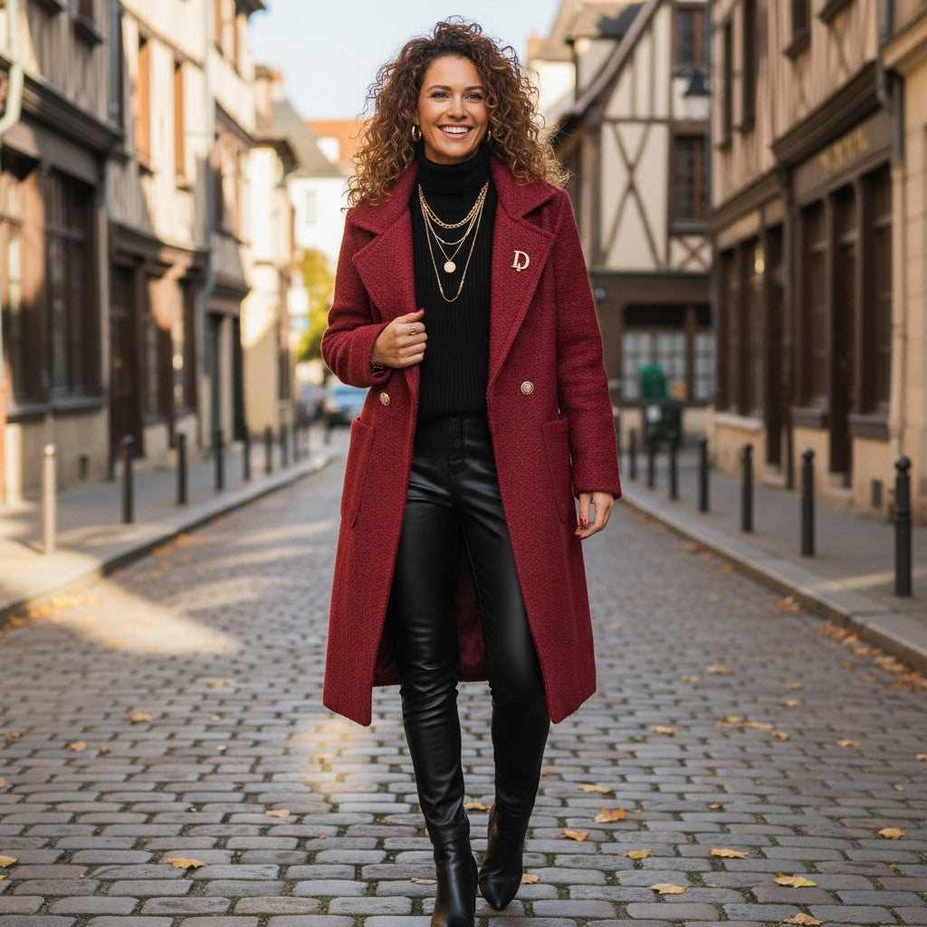 Manteau Bouclette Léonor Long