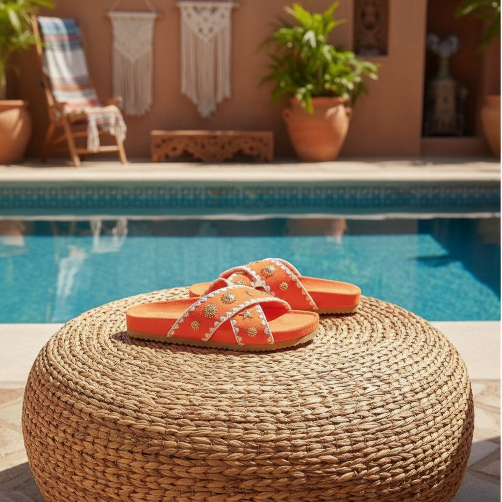 Nus Pieds Orange Boh