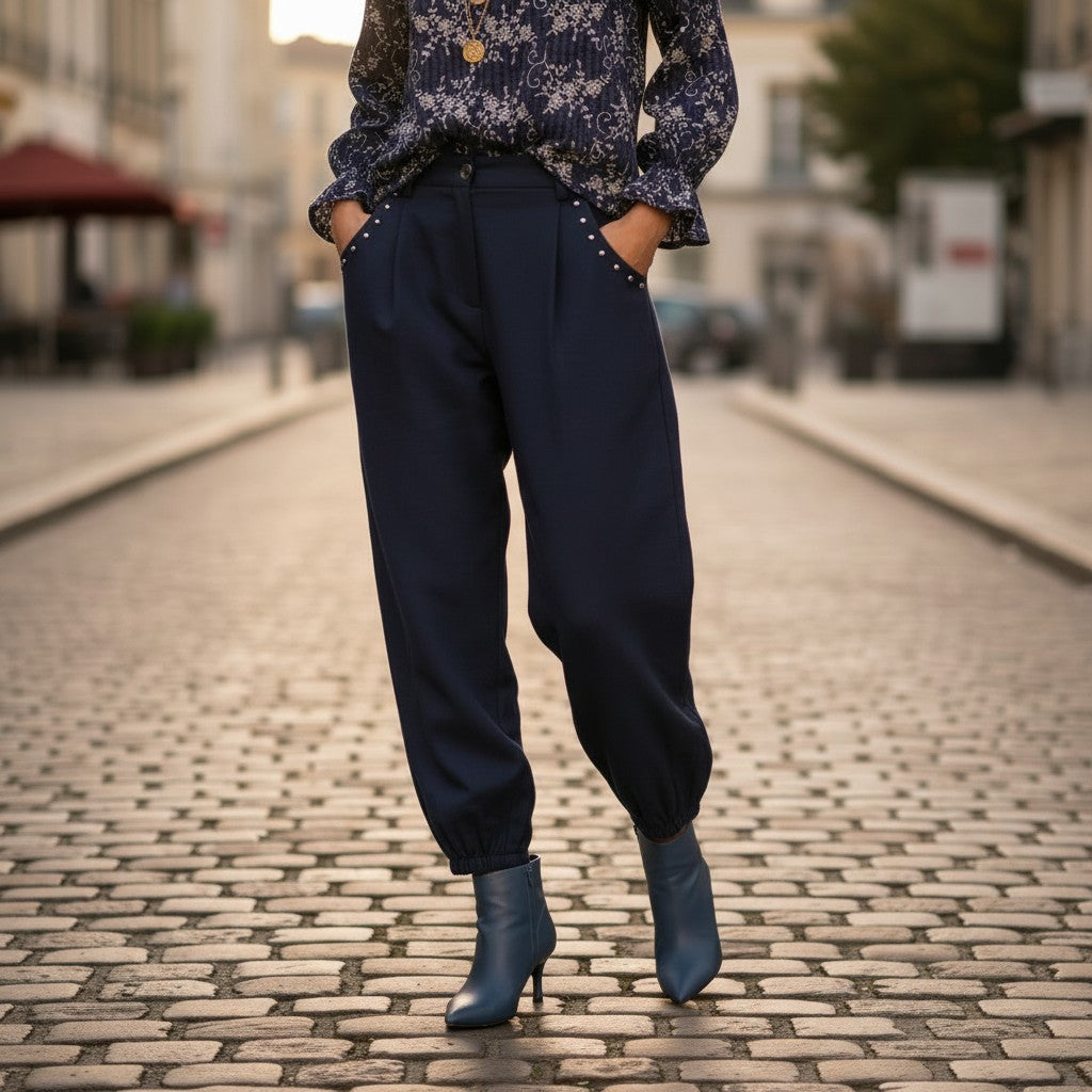 Pantalon Scarlette Bleu Marine