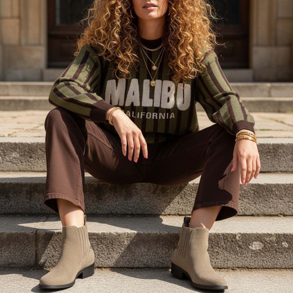 Pull Rayures Malibu