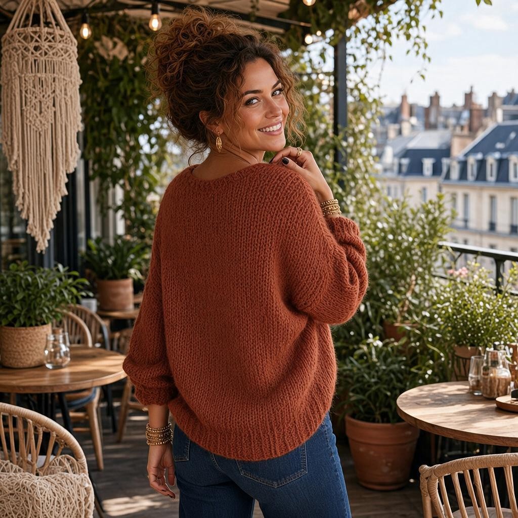 Pull Gloria - Maille Réversible
