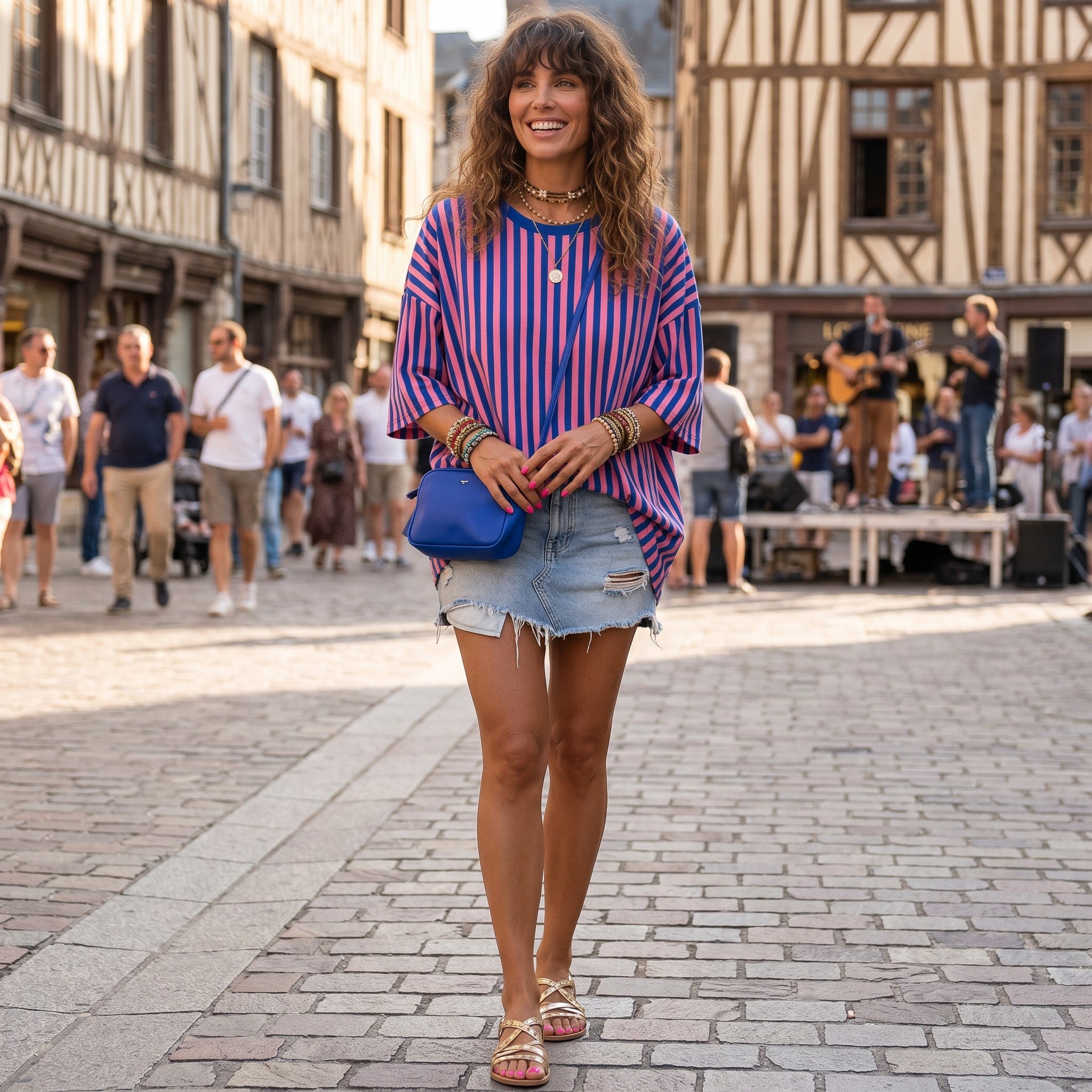 T-Shirt Amoréa Bleu Roi