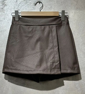 Jupe Short Simili Cuir Parisienne