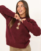 Pull Karma Bordeaux