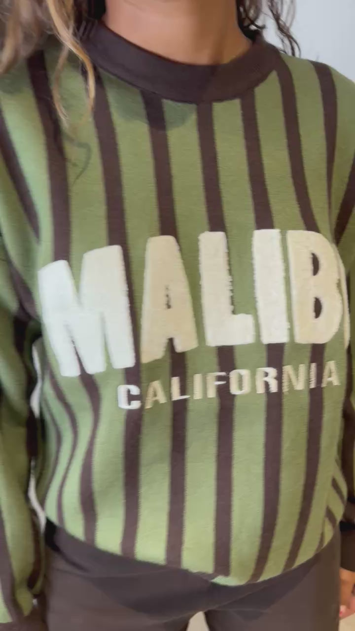 Pull Rayures Malibu