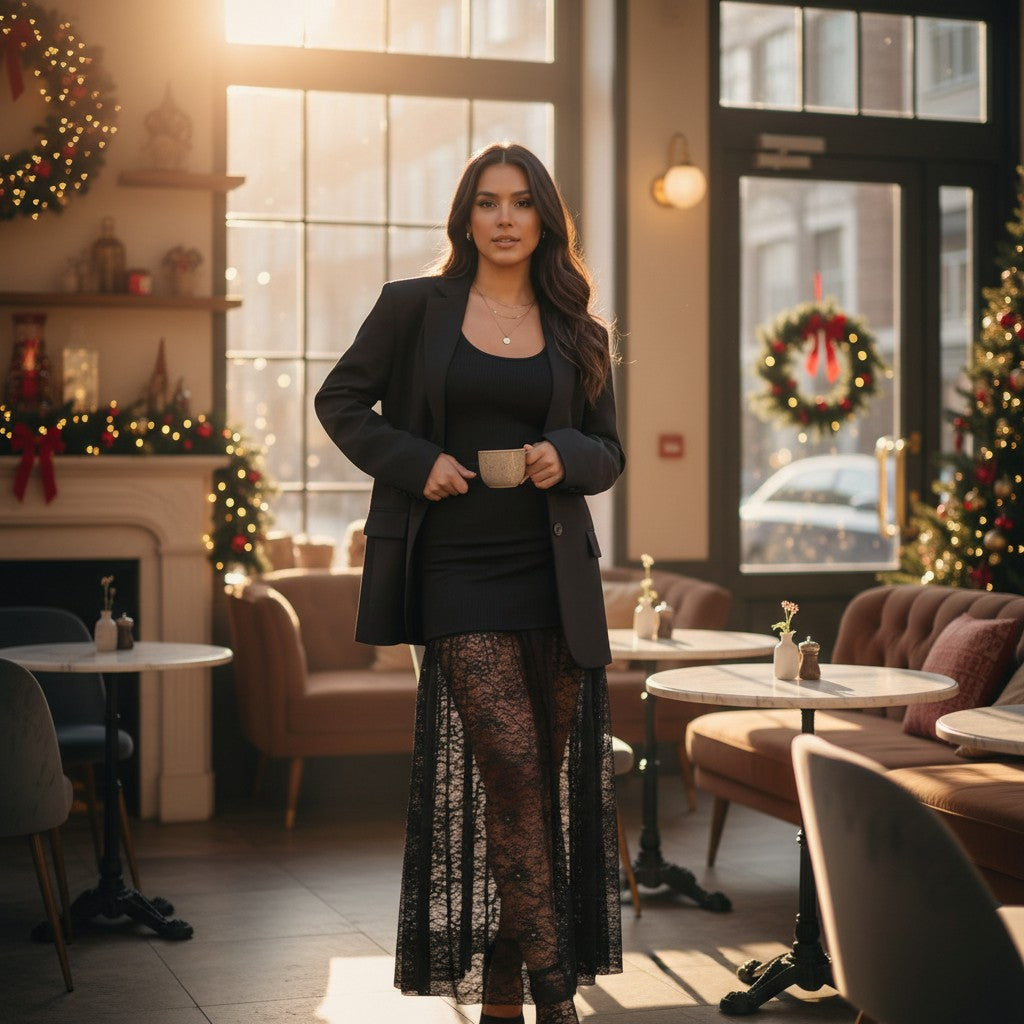 Jupe Longue Dentelle Esmée