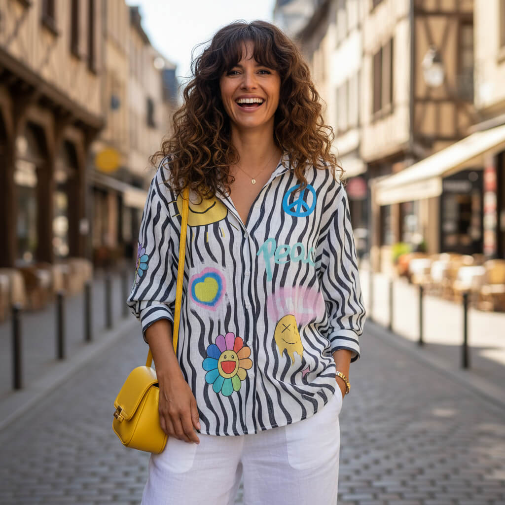 Chemise Summer Vibes Zebré