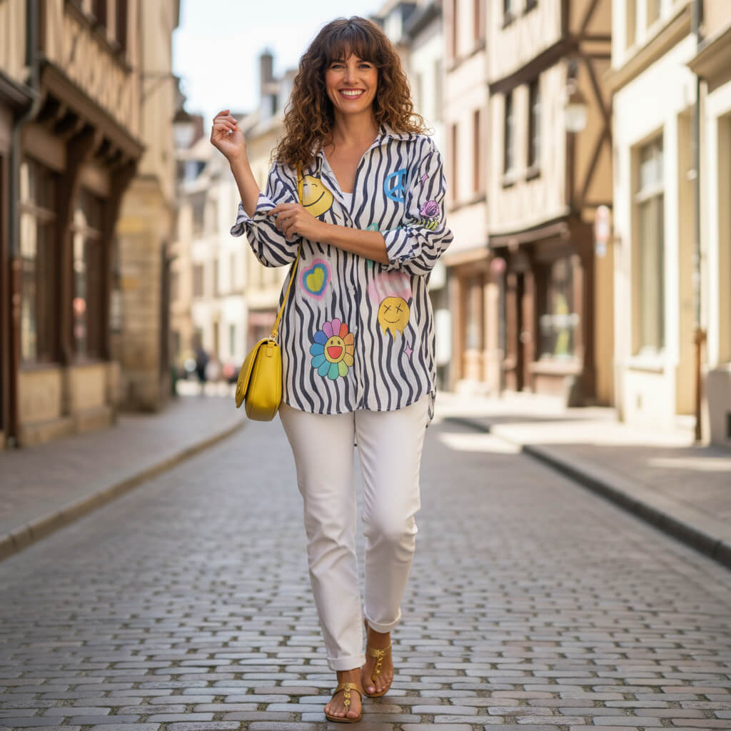 Chemise Summer Vibes Zebré